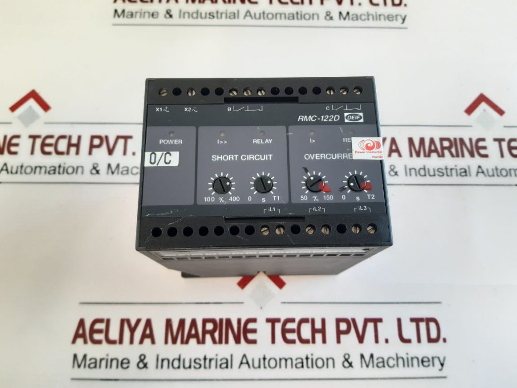 DEIF RMC 122D SHORT SHORT CIRCUIT OVERCURRENT RELAY Aeliya Marine