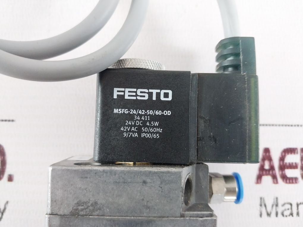 Festo Mfh 3 1 4 S Solenoid Valve 24v Aeliya Marine