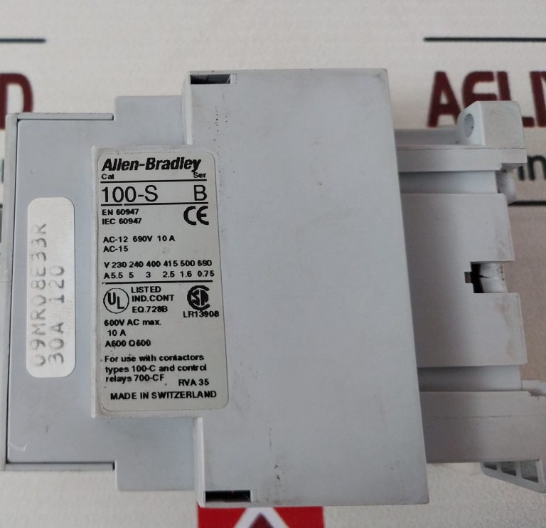 Allen Bradley 100 C30 00 Contactor Aeliya Marine