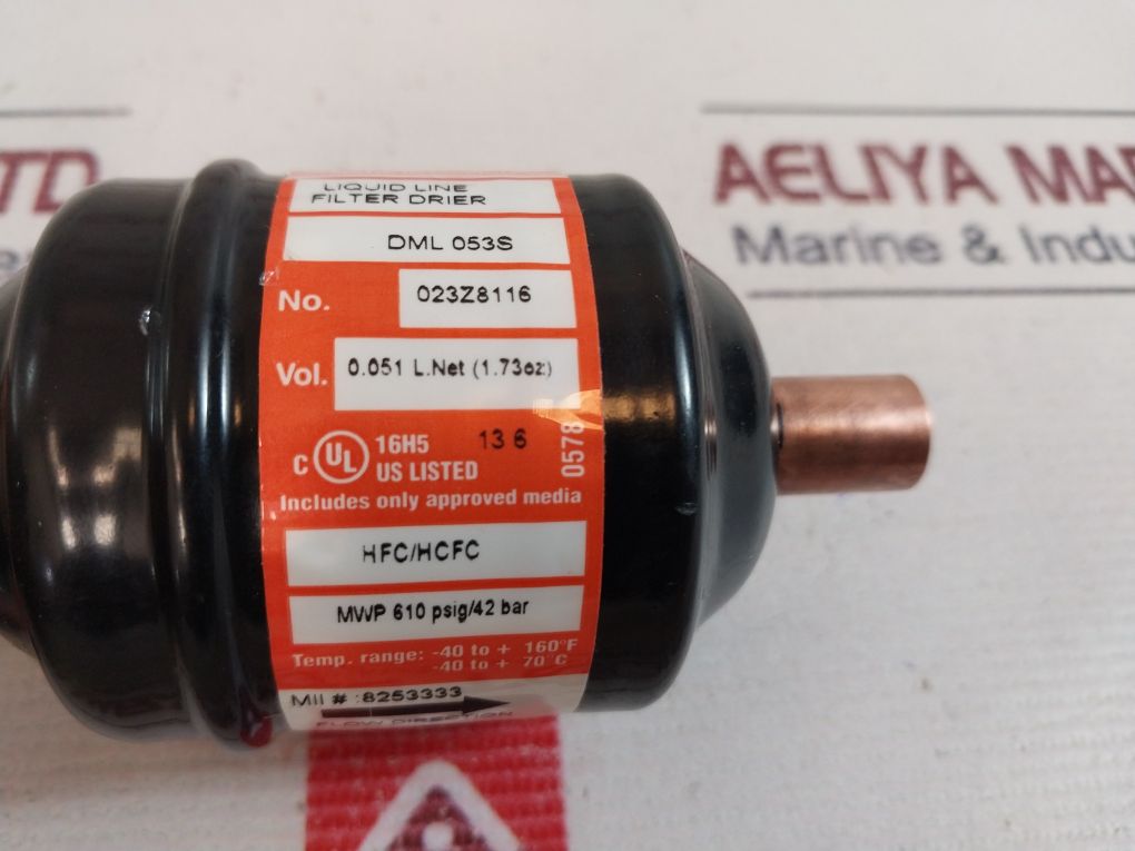 Danfoss Dml S Liquid Line Filter Drier Aeliya Marine