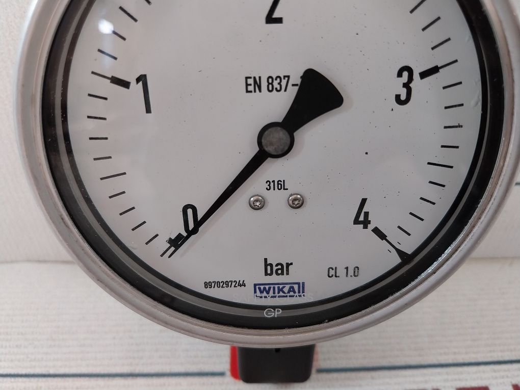 Wika En 837 1 Pressure Gauge 0 4 Bar Aeliya Marine