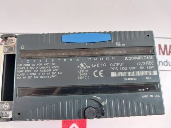 Ge Fanuc Ic200mdl740e Output Module Aeliya Marine