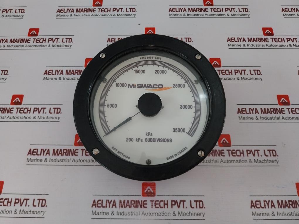 Mi Swaco 0 35000 Kpa Analog Pressure Gauge Aeliya Marine