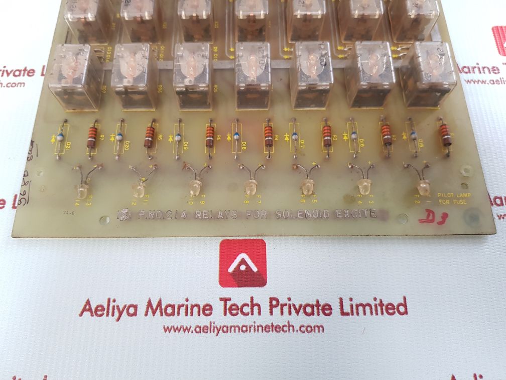 RELAYS FOR SOLENOID EXCITE PCB CARD 214