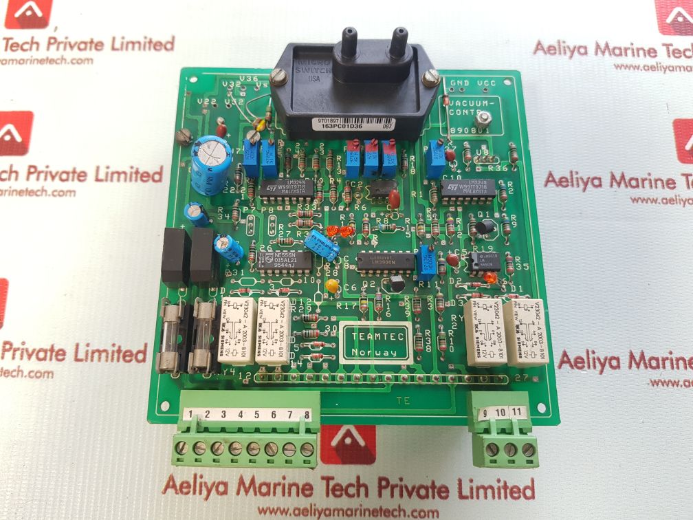 TEAMTEC 890801 VACUUM CONTROL BOARD