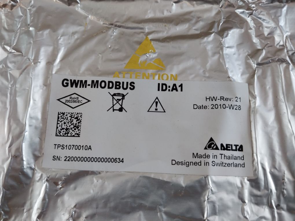 DELTA GWM-MODBUS PC BOARD