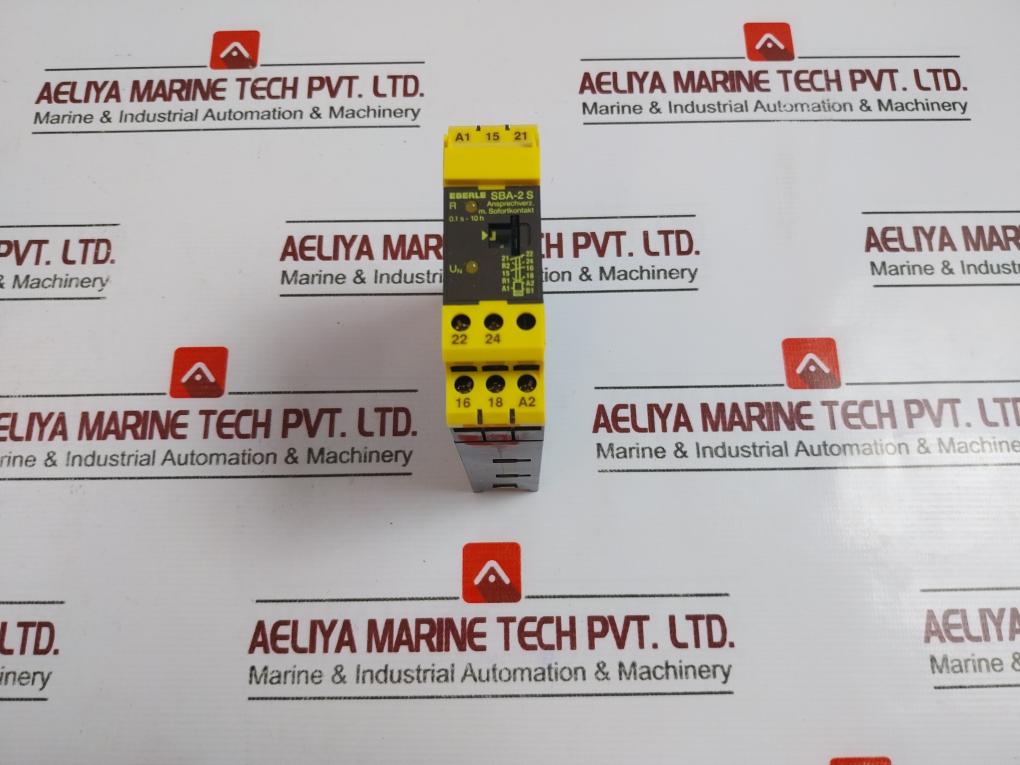 EBERLE SBA-2 S RESPONSE DELAYED WITH IMMEDIATE CONTACT PROGRAMMABLE 24V