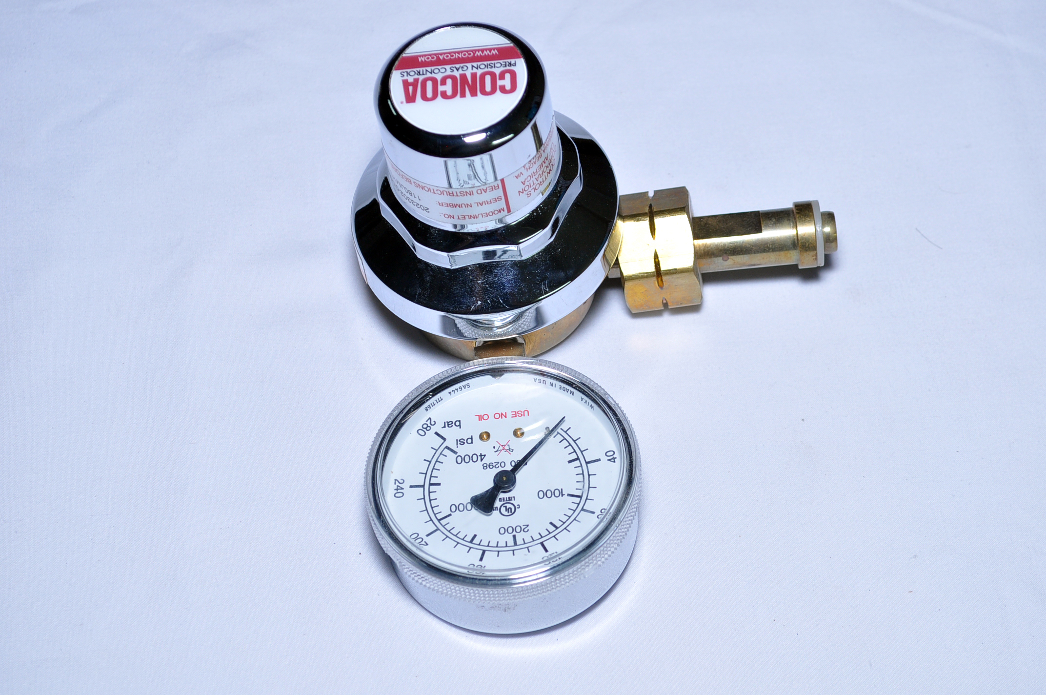 CONCOA 2023302-01-0XB 4000 PSI PRESSURE GAUGE