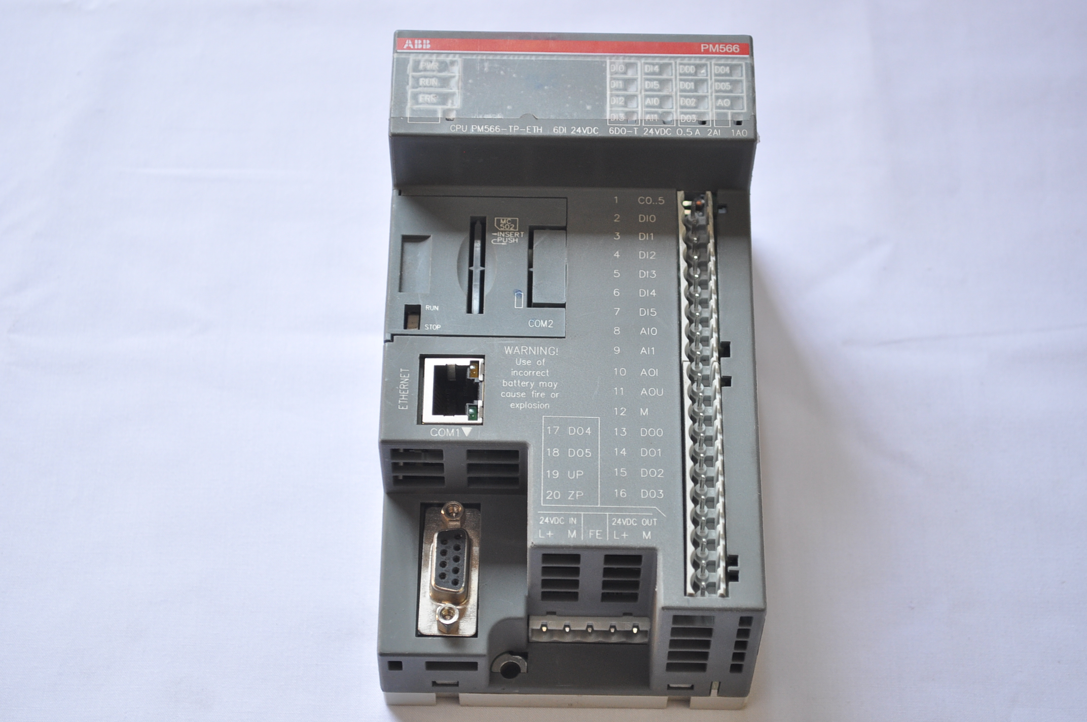 ABB PM566-TP-ETH A1 1SAP121500R0071 CPU 512KB