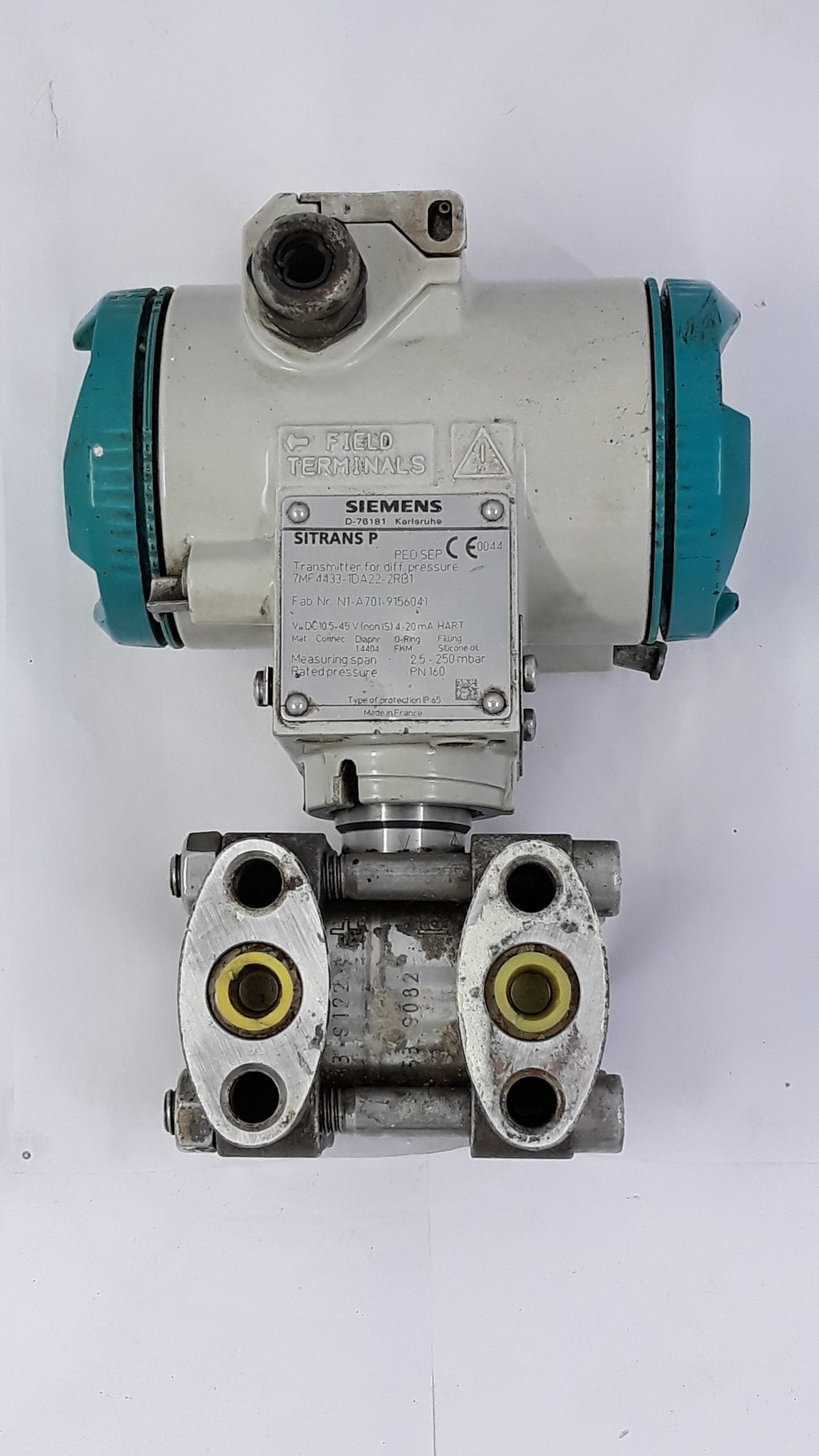 SIEMENS SITRANS P 7MF4433-1DA22-2RB1 TRANSMITTER