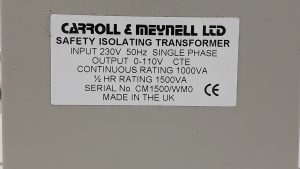 CARROLL& MEYNELL SINGLE PHASE ISOLATION