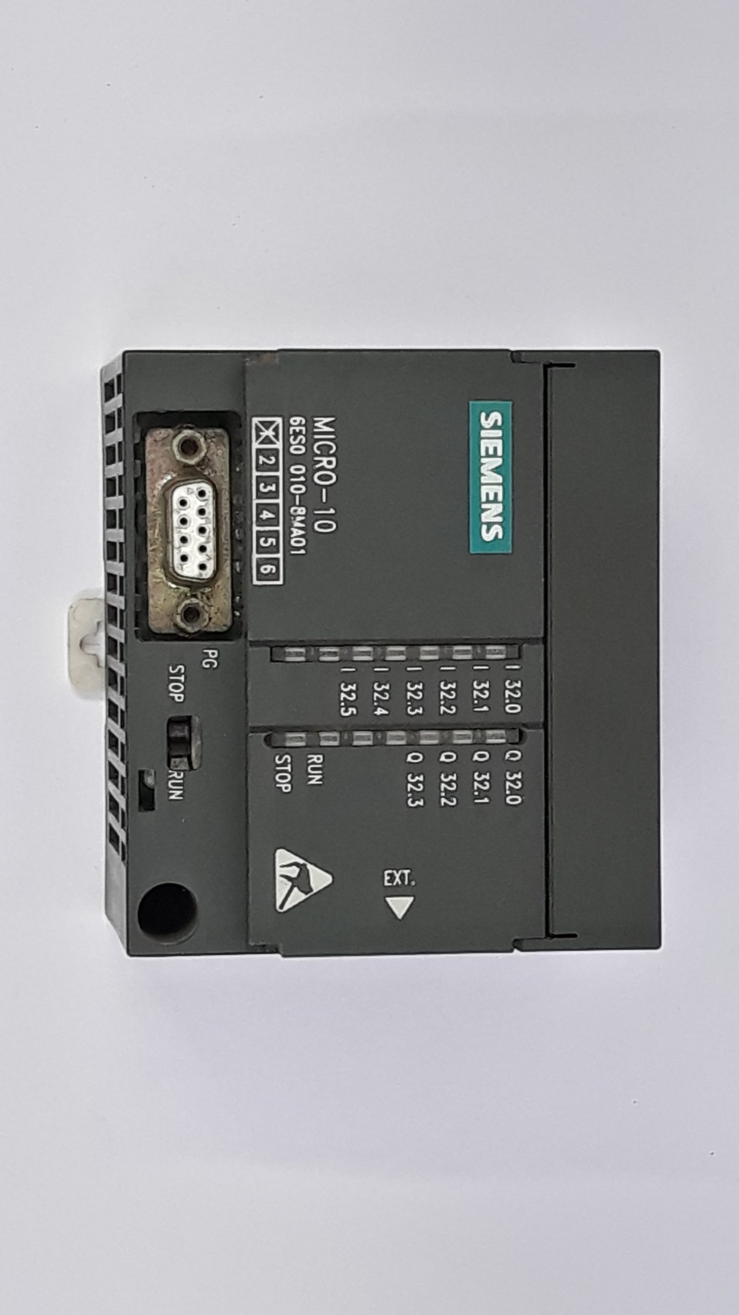 SIEMENS 6ES0 010-8MA01 CPU MODULE MICRO-10