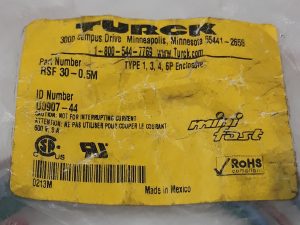 TURCK RSF 30-0.5M MINIFAST RECEPTACLES