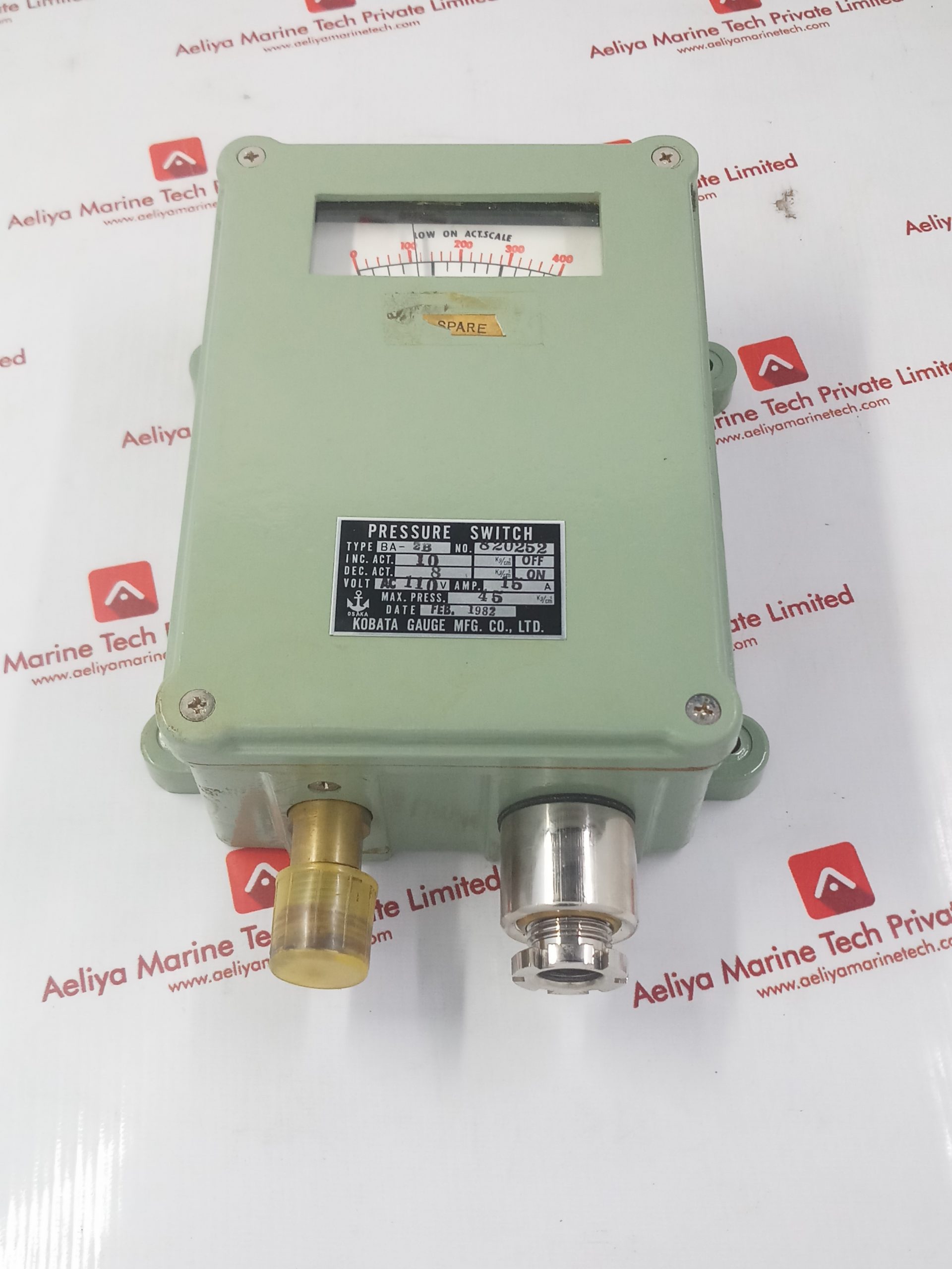 KOBATA BA-2B PRESSURE SWITCH