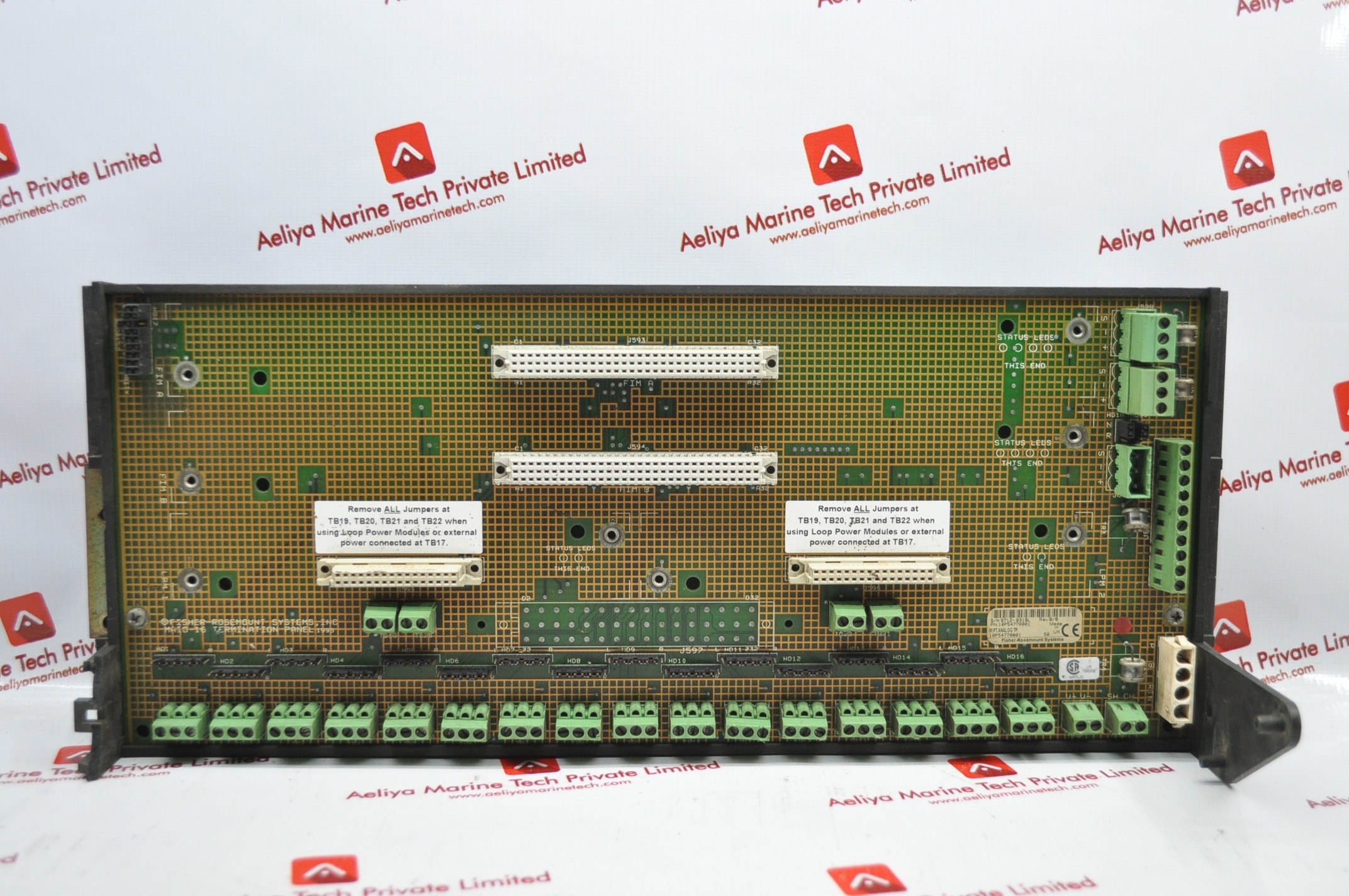 FISHER-ROSEMOUNT 10P54770001 MAIO-16 TERMINATION PANEL