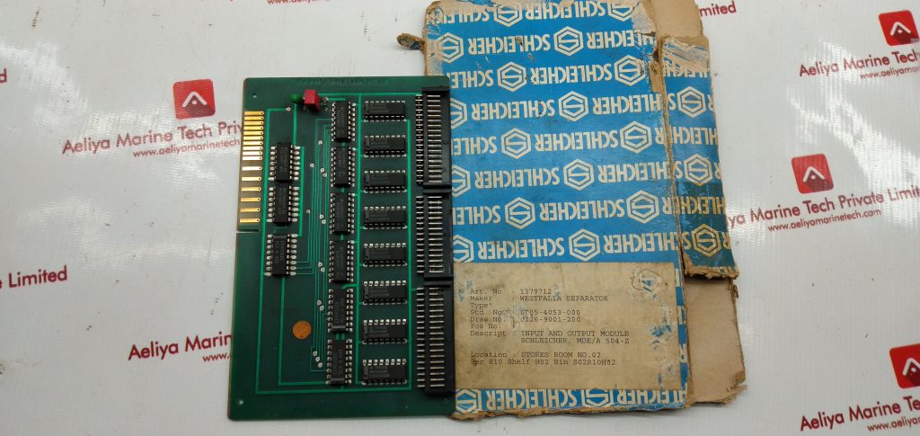 WESTFALIA SEPARATOR PCB CARD MDE/A 504 KLB4.02.200.504/A