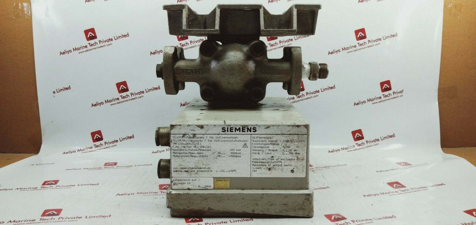 SIEMENS 7MF1104 2AA11 1BE1 PRESSURE TRANSMITTER-1433 (4)