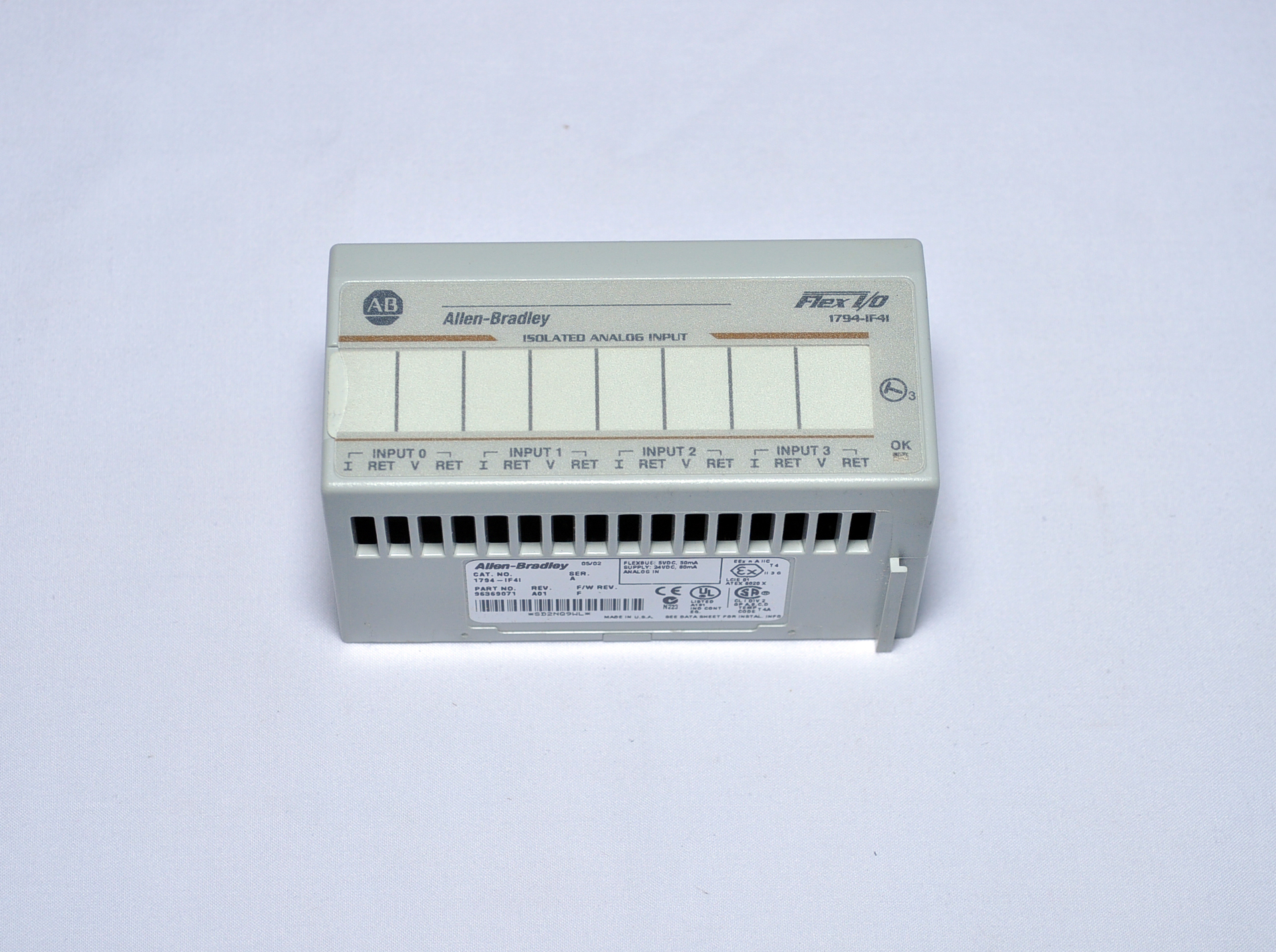 ALLEN BRADLEY FLEX I/O 1794-IR8 INPUT MODULE