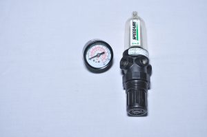 SPEEDAIRE 4ZK76 FILTER REGULATOR WITH PRESSURE GAUGE