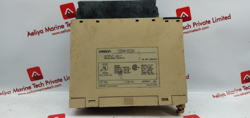 OMRON C200H-0C224 OUTPUT UNIT MODULE 250VAC