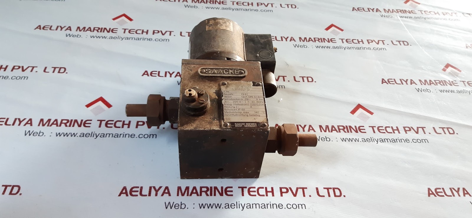 SAACKE 1-3638-203774 ELECTRO MAGNETIC VALVE