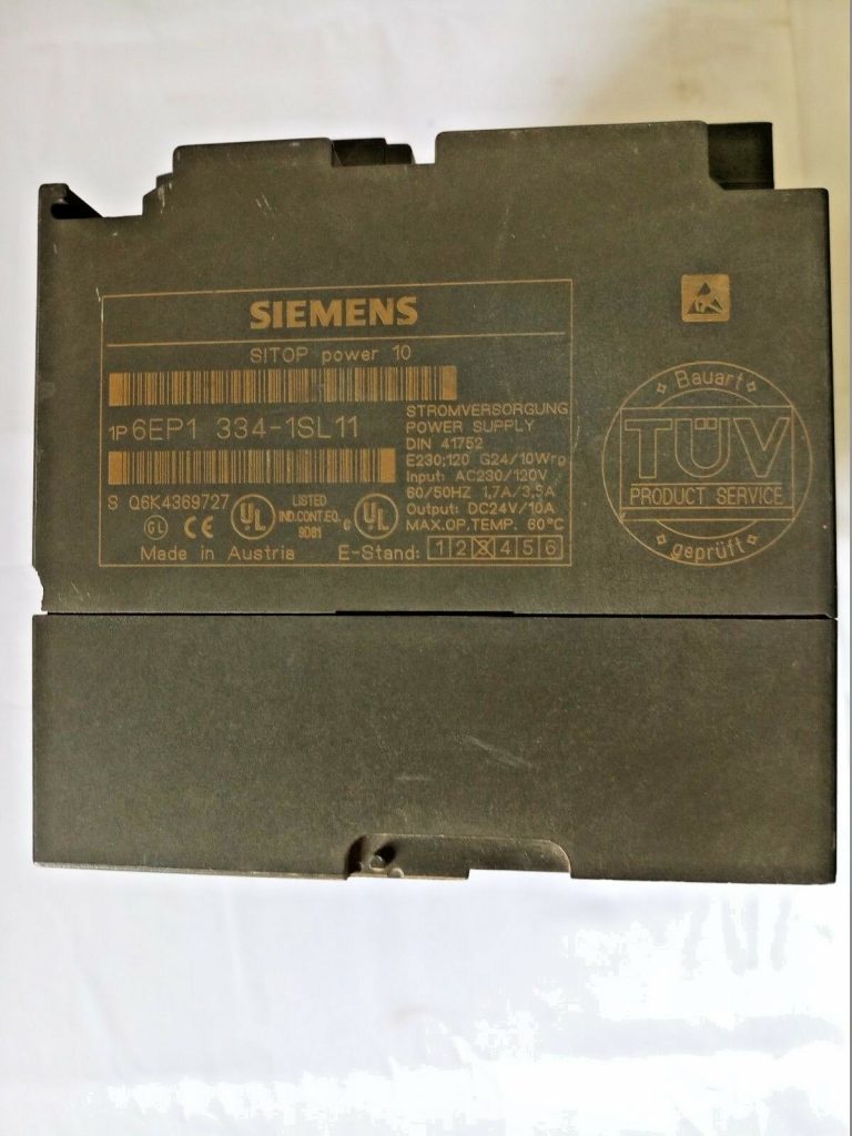 SIEMENS SITOP POWER 10 1P 6EPI 334-1SL11 POWER SUPPLY