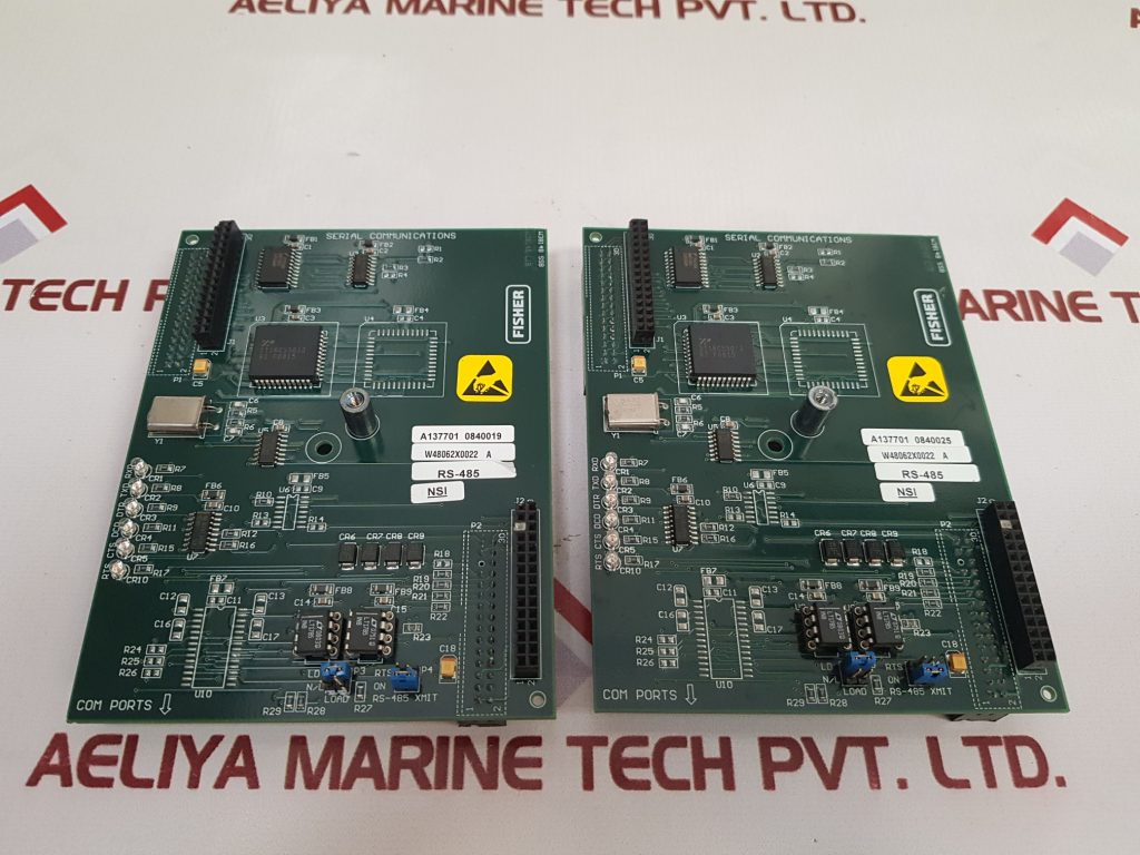 FISHER W38148 SSB PCB CARD RS-485