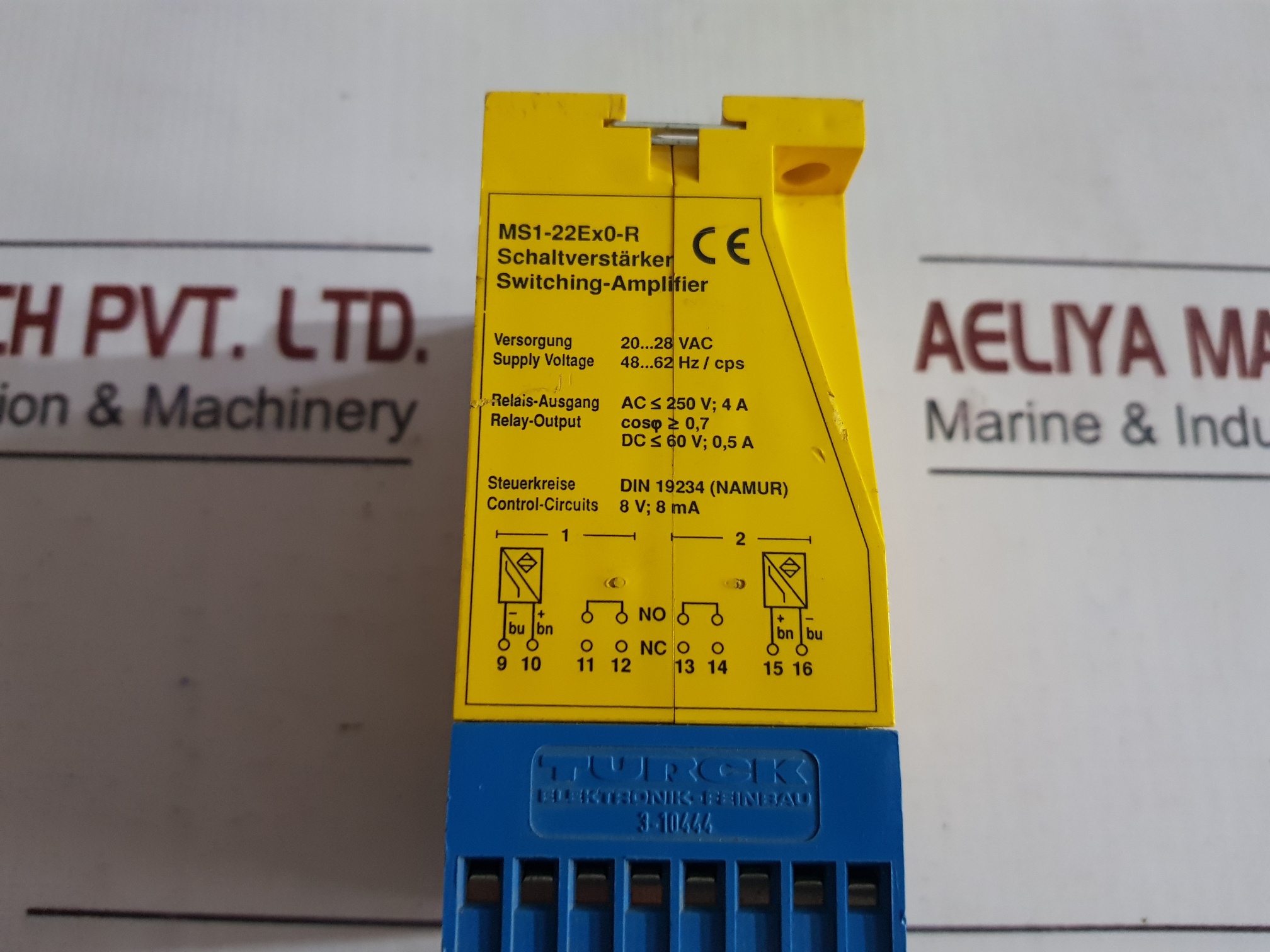 TURCK ELEKTRONIK MS1-22EX0-R MULTI SAFE SWITCHING AMPLIFIER