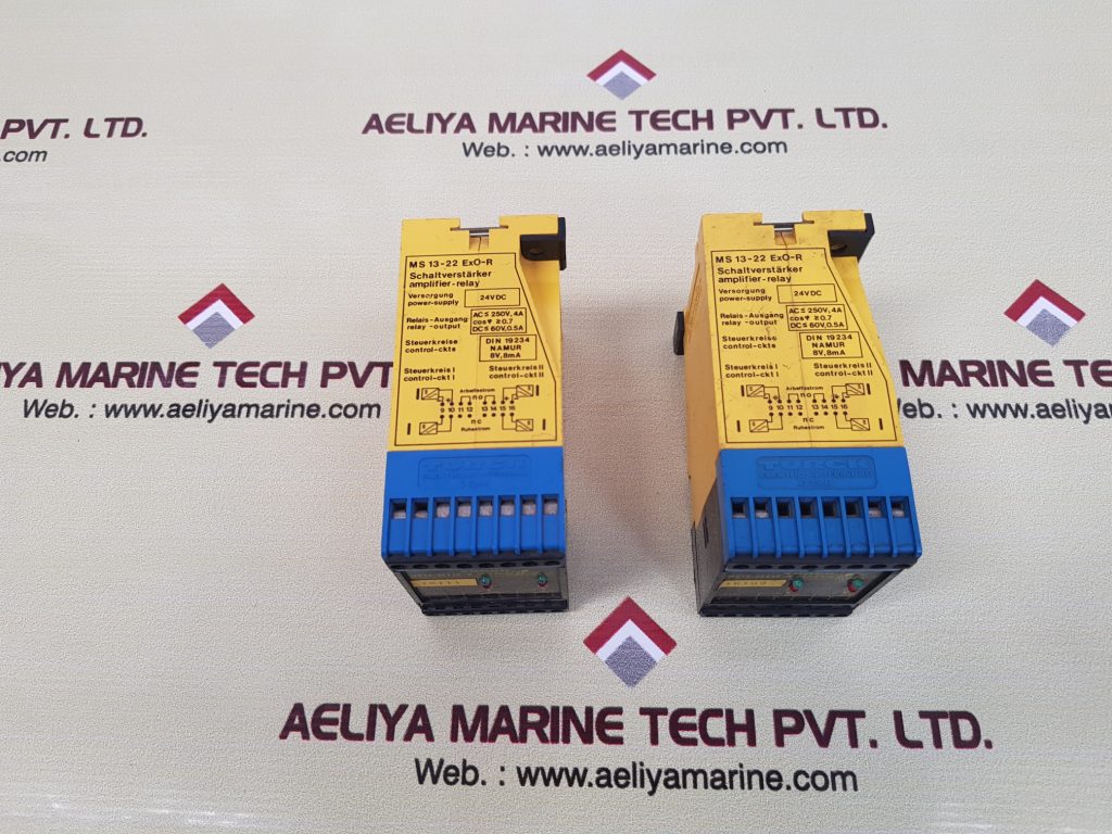 TURCK MS13-22EX0-R MULTI SAFE RELAY AMPLIFIER MS13-22EXO-R