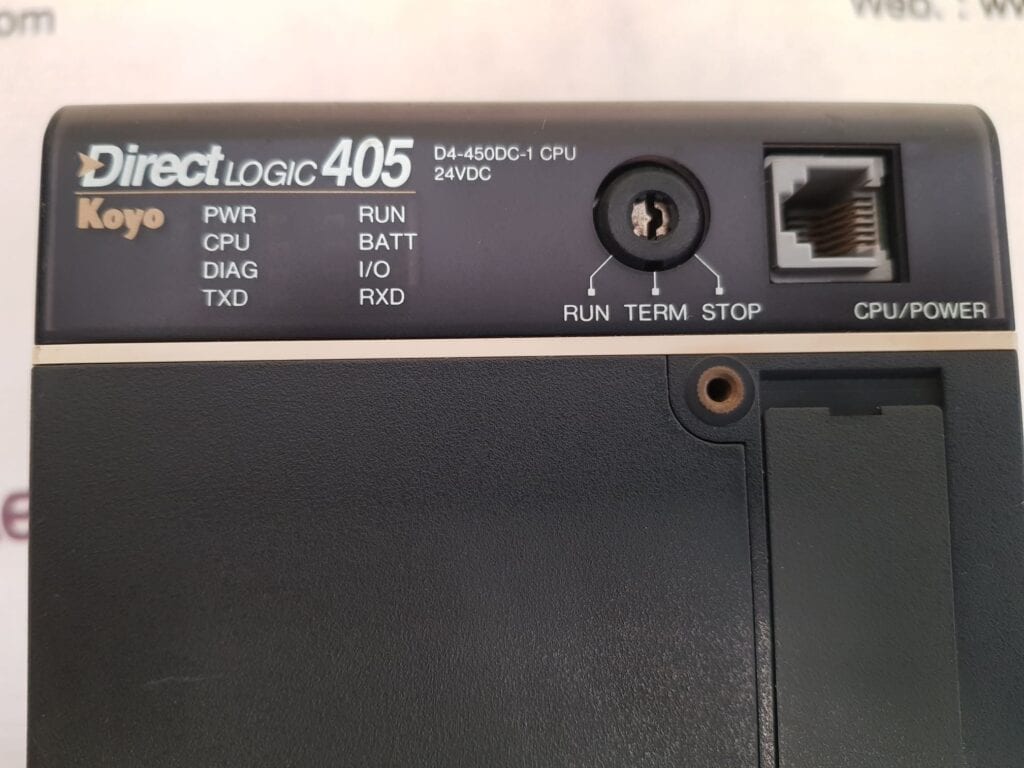 KOYO DIRECT LOGIC 405 D4-450DC-1 CPU PROGRAMMABLE CONTROLLER