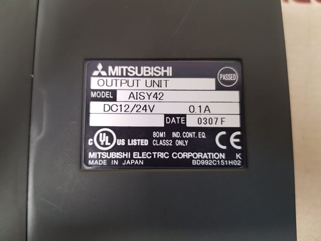 MITSUBISHI A1SY42 OUTPUT UNIT BD992C151H02 K