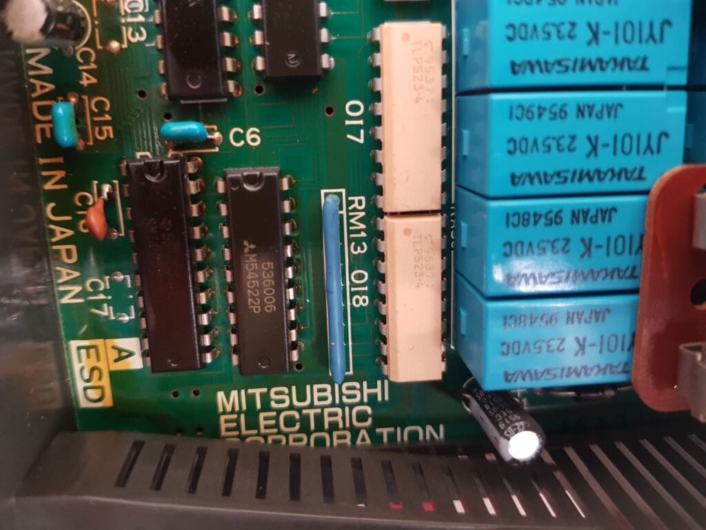 MITSUBISHI MELSEC AY13E PROGRAMMABLE CONTROLLER BD990D216H01