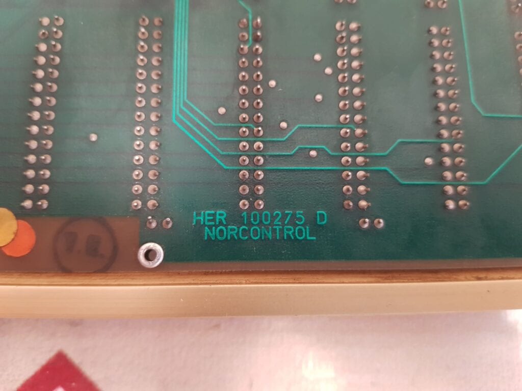 NORCONTROL HER 100275 D PROCESSOR CARD