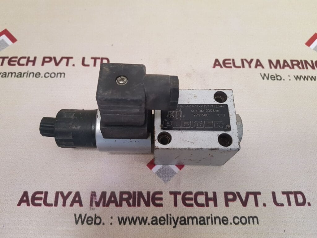 PLEIGER WDEFA06-AB1-1/X-HS1T13Z546 HYDRAULIC DIRECTIONAL VALVE