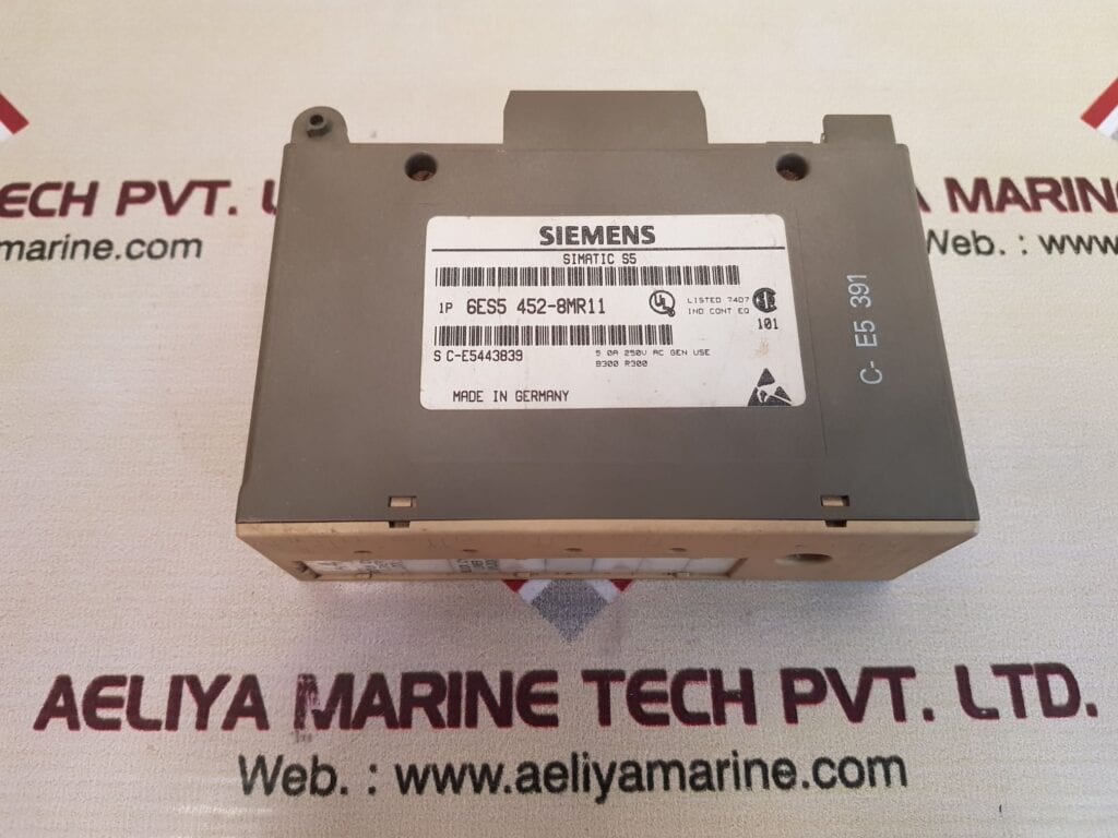 SIEMENS SIMATIC S5 RELAY OUTPUT 6ES5 452-8MR11