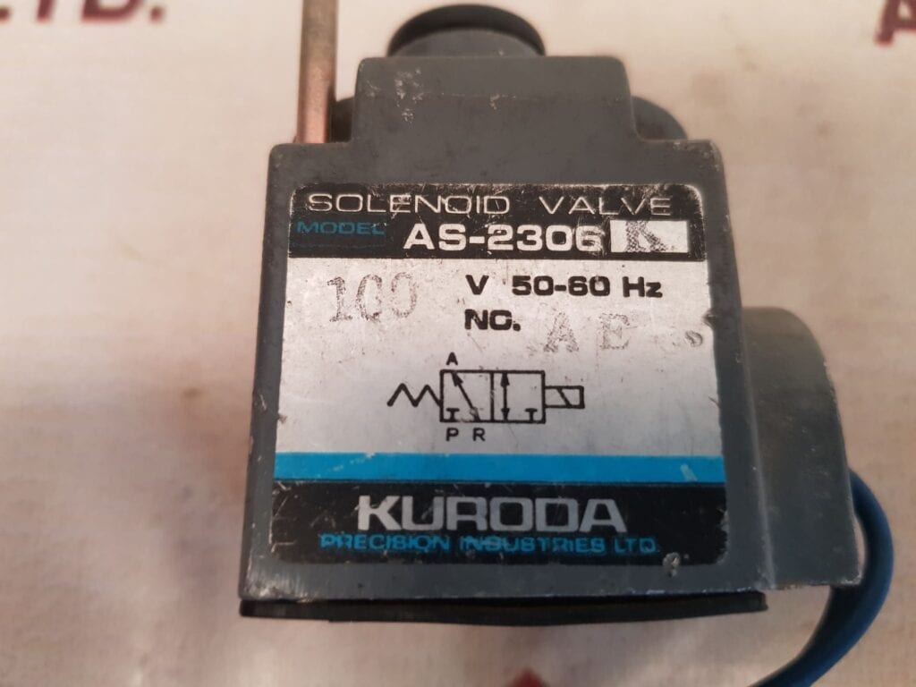 KURODA AS-2306K SOLENOID VALVE