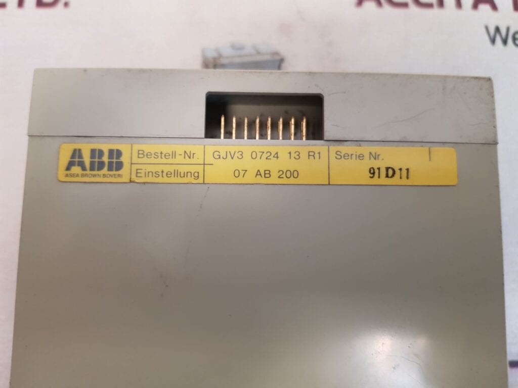 ABB PROCONTIC K200 BINARY OUTPUT MODULE GJV3 0724 13 R1