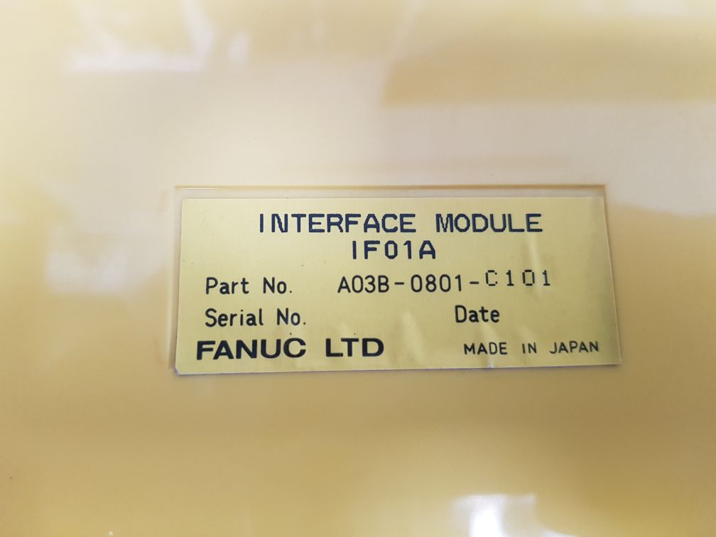 FANUC IF01A INTERFACE MODULE A03B-0801-C101