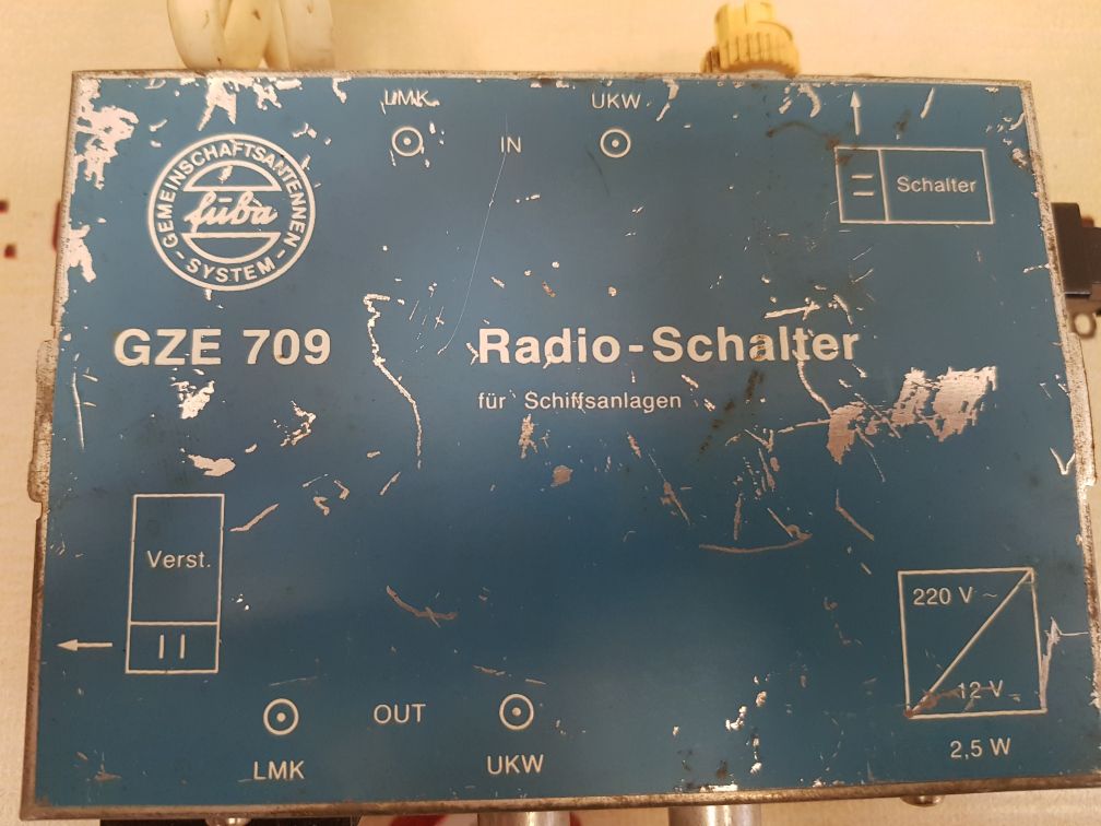 FUBA GZE 709 RADIO SWITCH