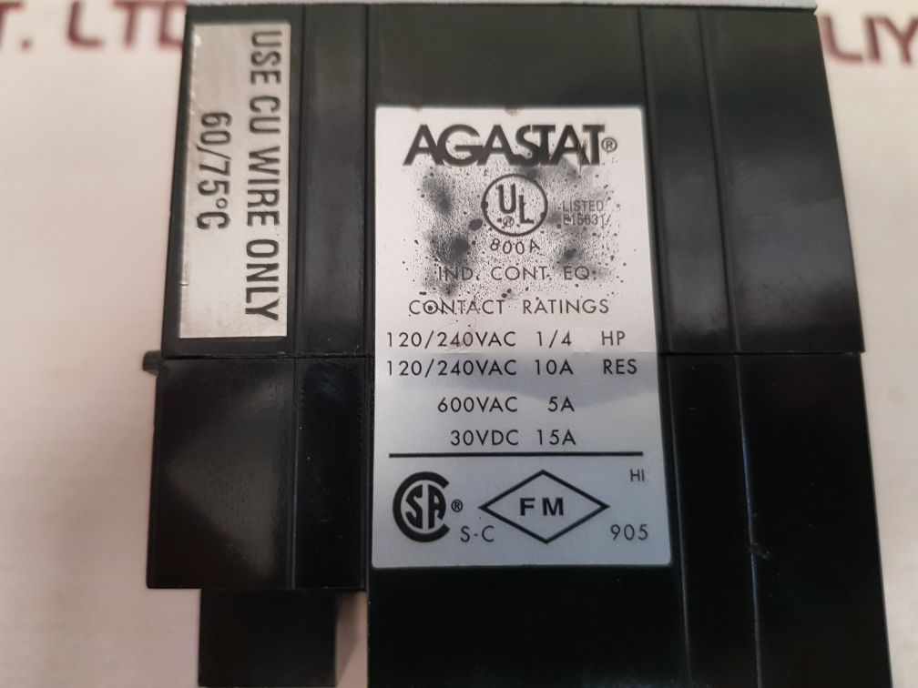 AGASTAT 7012AA TIMER RELAY