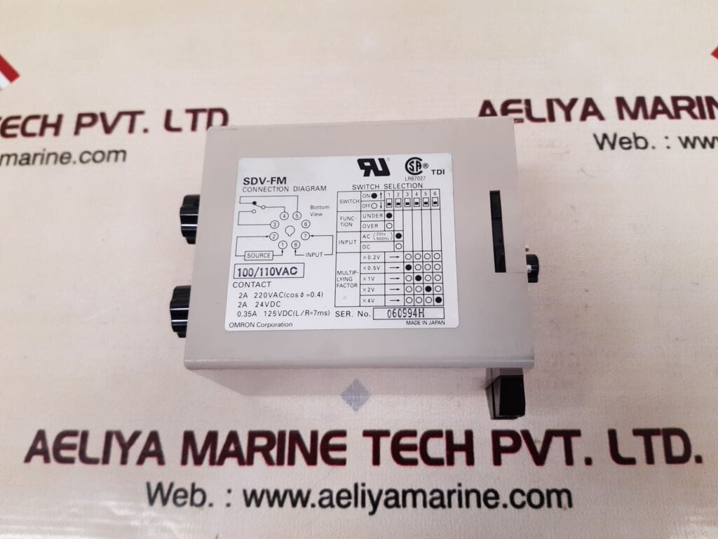 OMRON SDV-FM6 VOLTAGE SENSOR