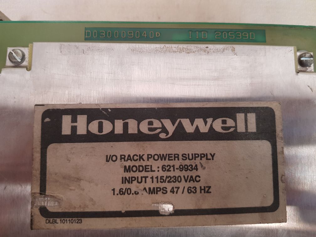 HONEYWELL 621-9934 I/O RACK POWER SUPPLY