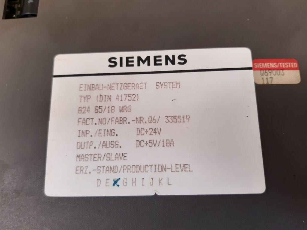 SIEMENS 6EV 3053-ODC INSTALLATION NETWORK SYSTEM