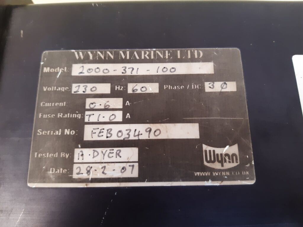 WYNN 2000-371-100 WIPER CONTROLLER UNIT SERIES 2000