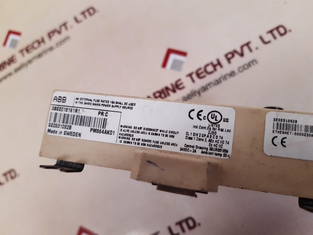 ABB TP830 PROCESSOR UNIT 3BSE018114R1