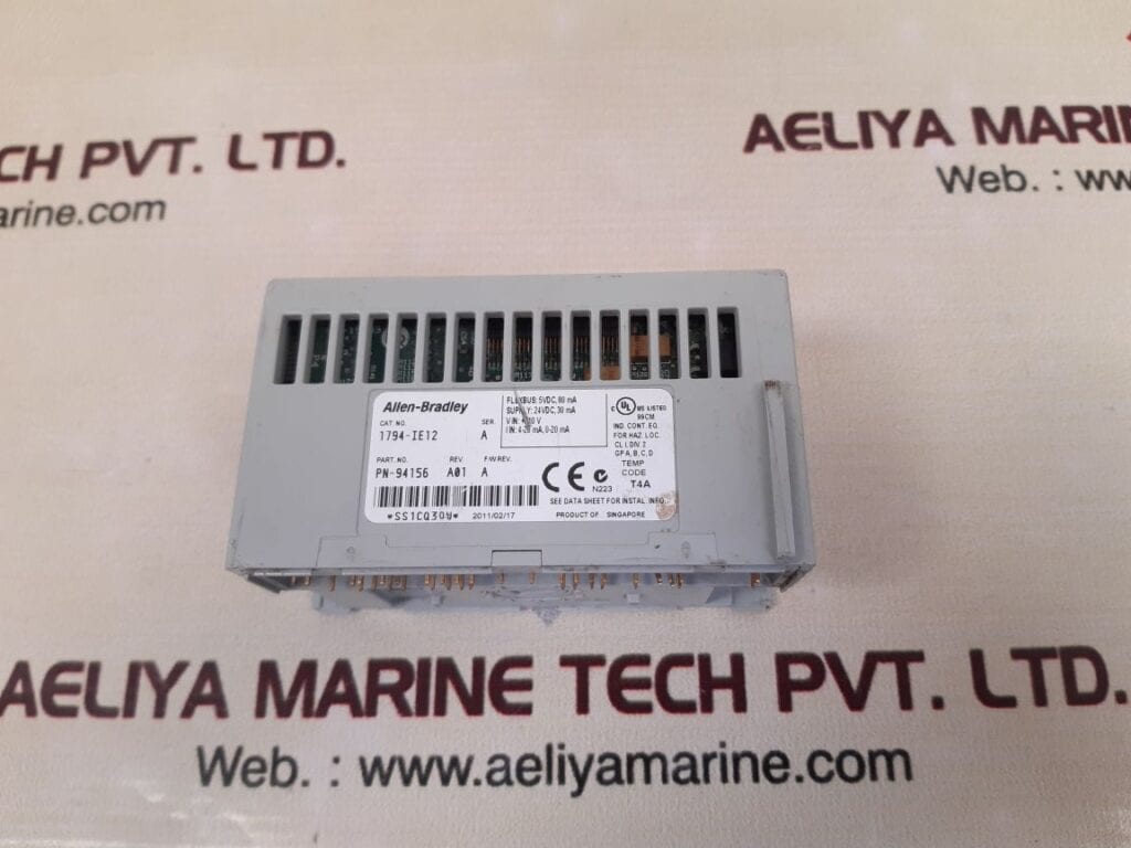 ALLEN-BRADLEY PN-94156 FLEX I/O MODULE 1794-IE12