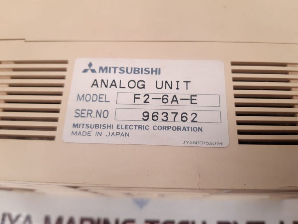 MITSUBISHI MELSEC ANALOG UNIT F2-6A-E