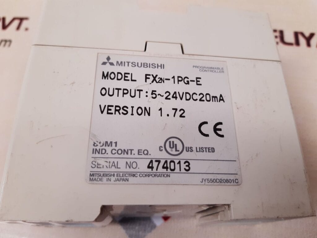 MITSUBISHI FX2N-1PG-E PROGRAMMABLE CONTROLLER JY550D20801C