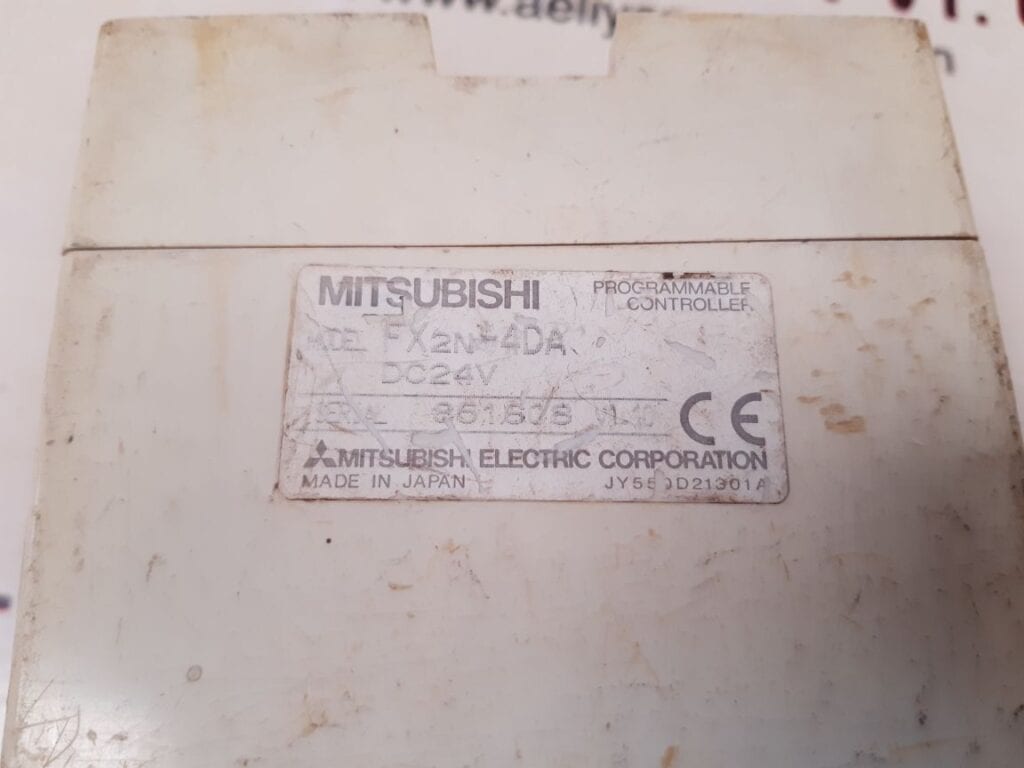 MITSUBISHI FX2N-4DA PROGRAMMABLE CONTROLLER JY550D21301A