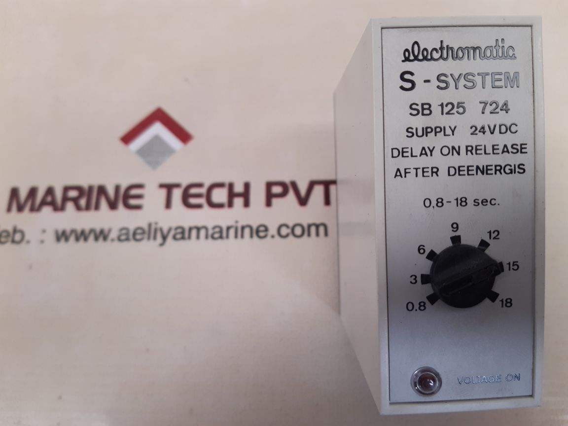 ELECTROMATIC S-SYSTEM DELAY ON RELEASE SB 125 724